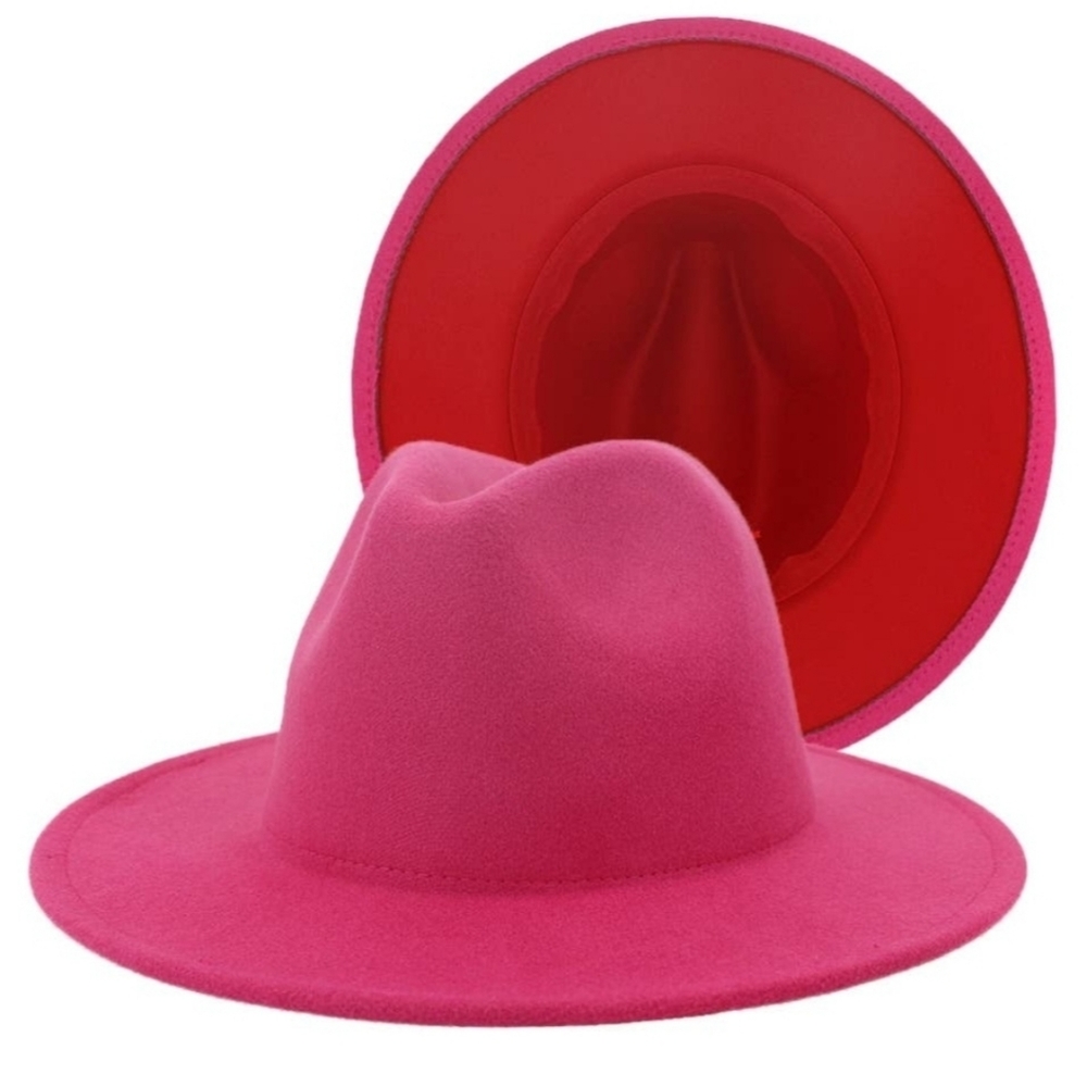 Unisex Two-Tone Fedora